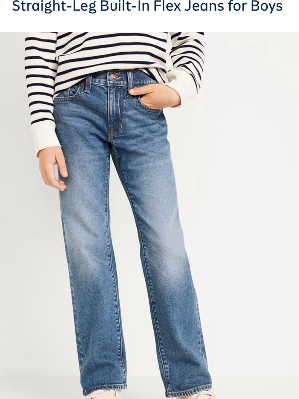 Old Navy Boys Straight Leg Jeans 16